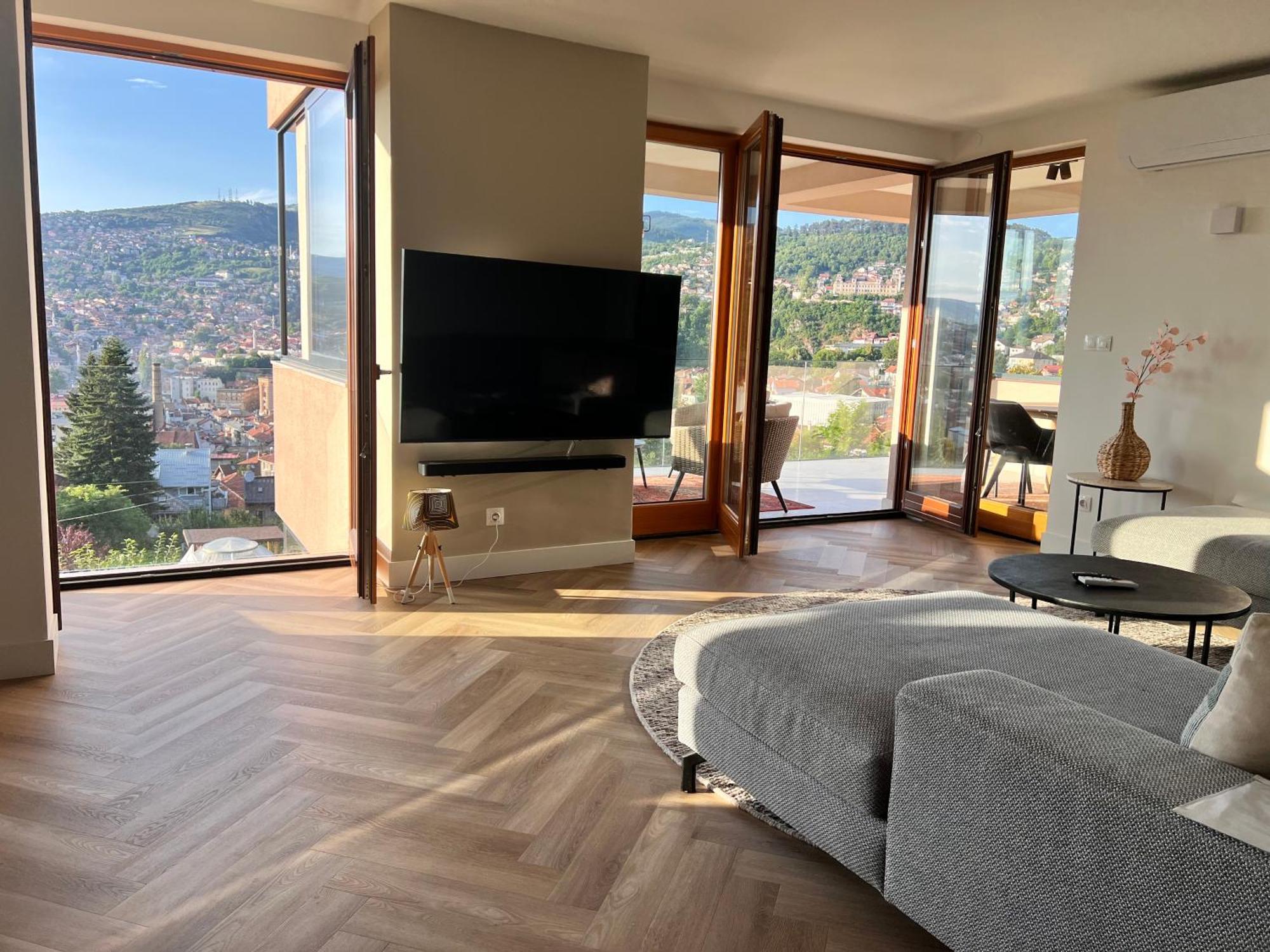 The Penthouse Sarajevo Apartment Ruang foto