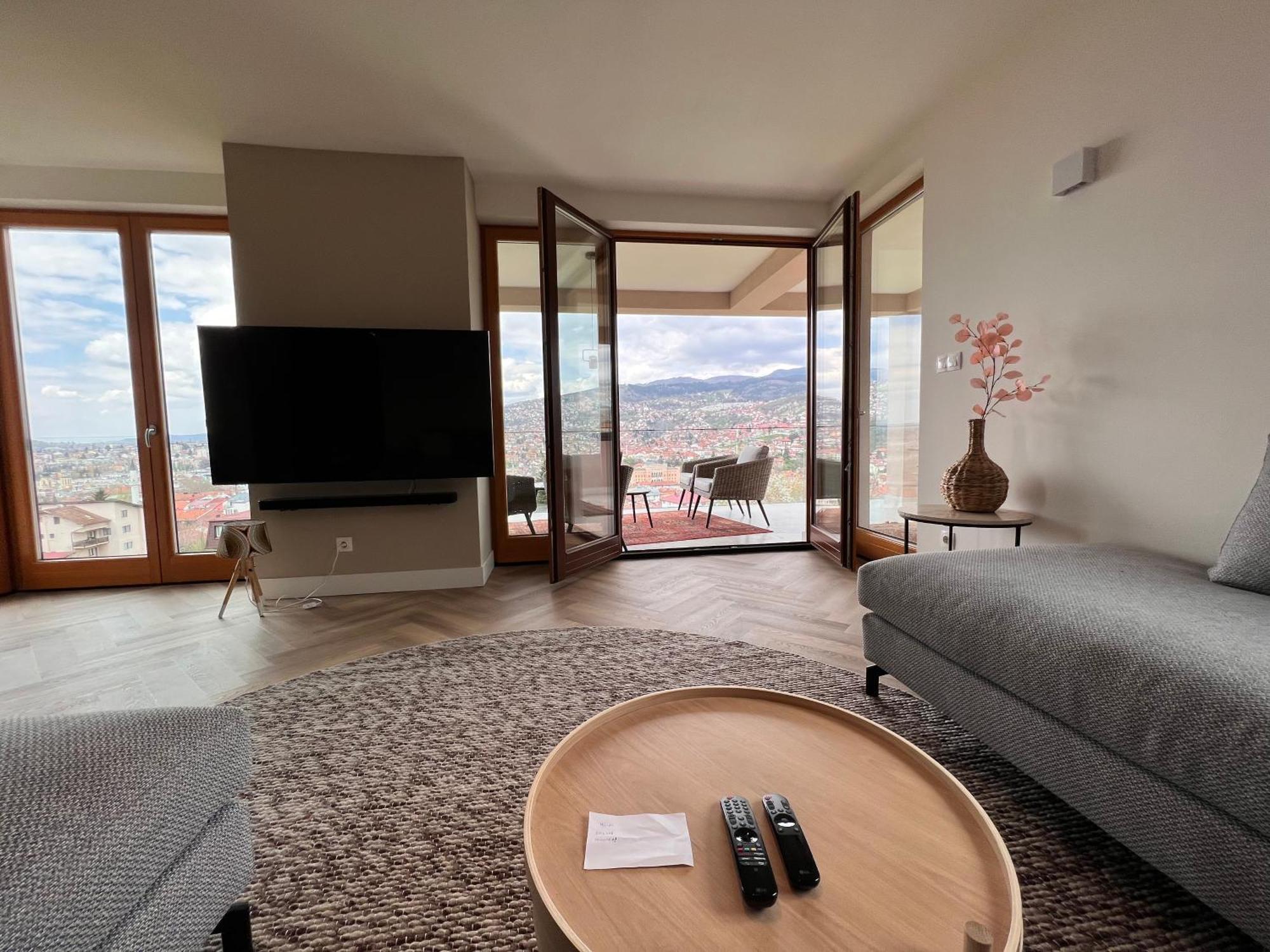 The Penthouse Sarajevo Apartment Ruang foto