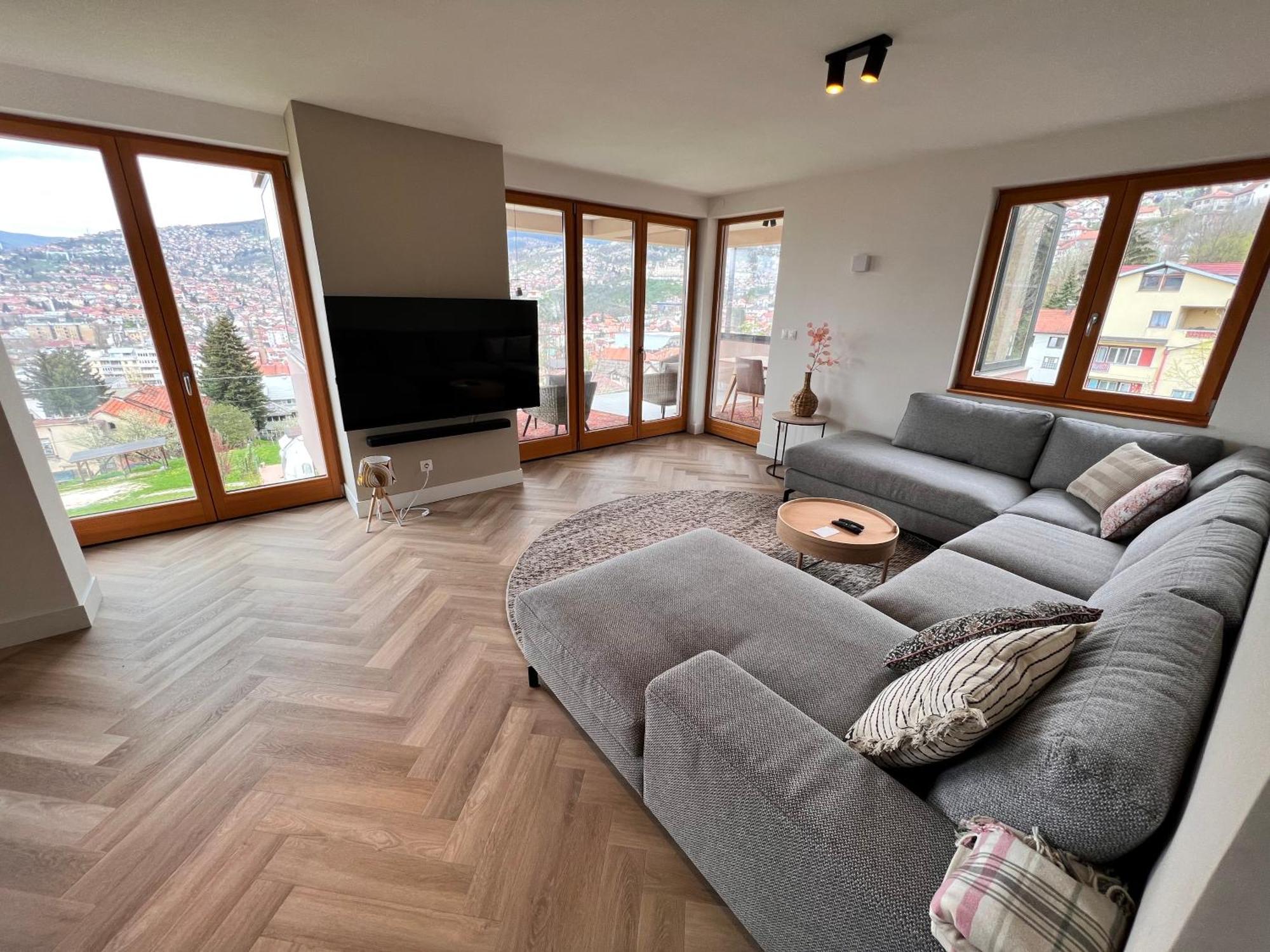 The Penthouse Sarajevo Apartment Ruang foto